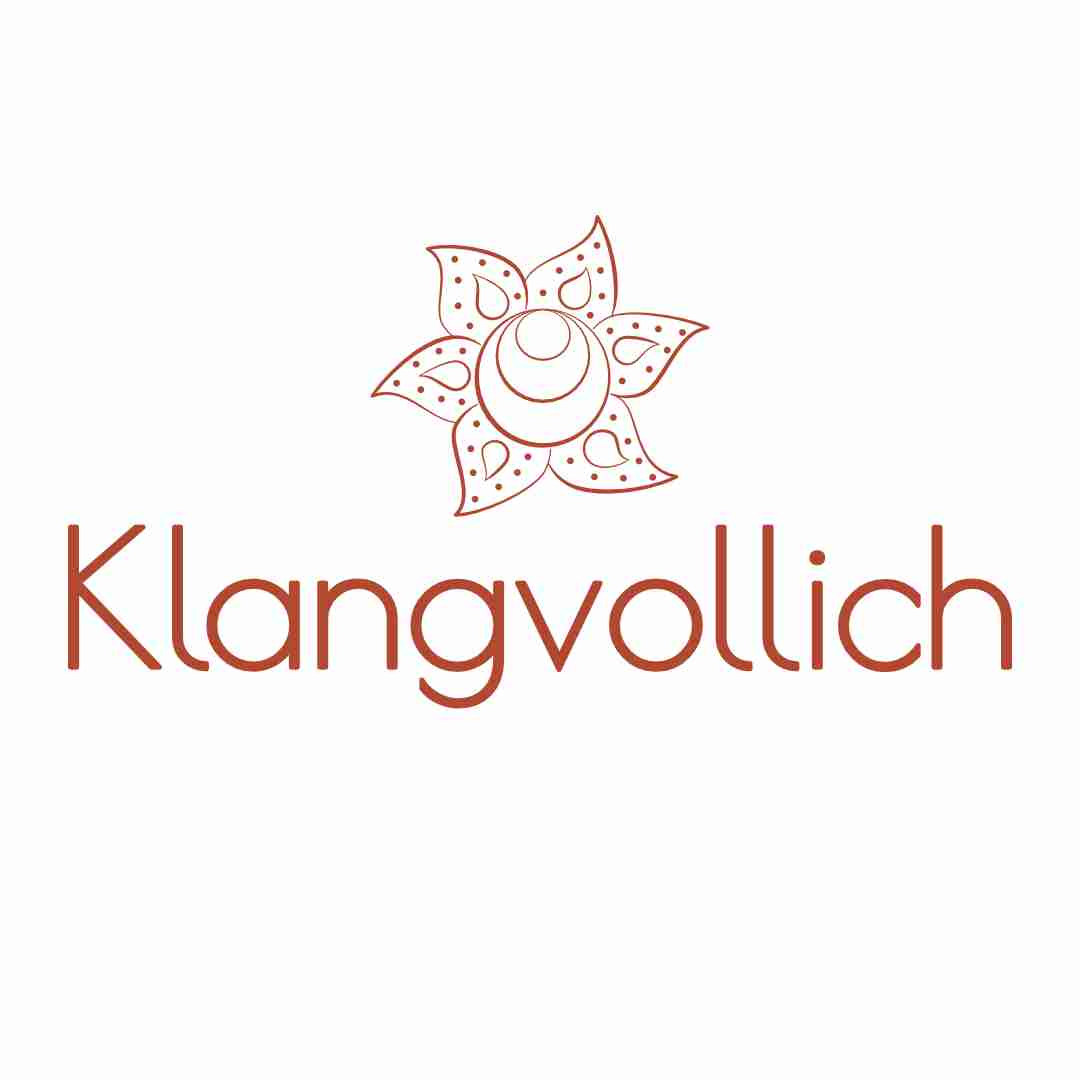Farbiges Logo von Klangvollich mit Schriftzug